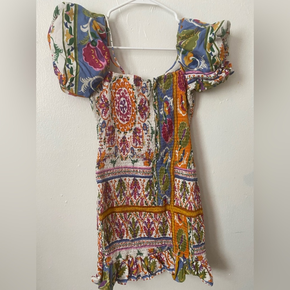 Mango Multicolor Floral Mini Dress - Picture 9 of 16